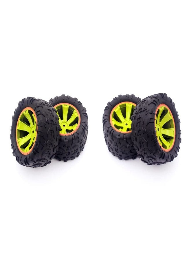 KingVal Replacement 2PCS Left + 2PCS Right Tire Tyre Wheel RC Parts Compatible with WLtoys 144002 RC Car - Image 2